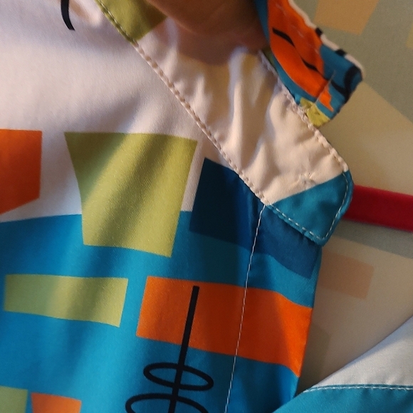 Retro Geometric Men's Shirt 3XL - Picture 5 of 9